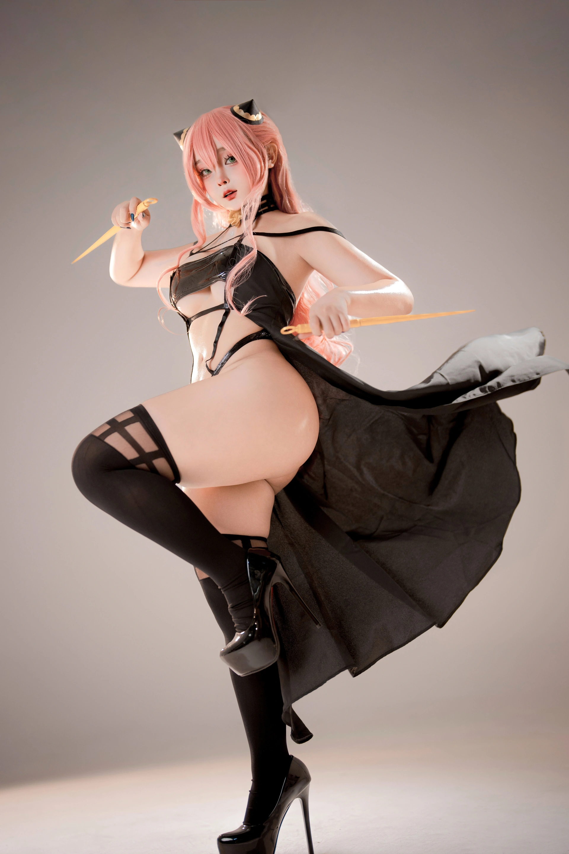Sayo Momo – NO.086 Anya Forger アーニャ Latex Suit Assassin 3
