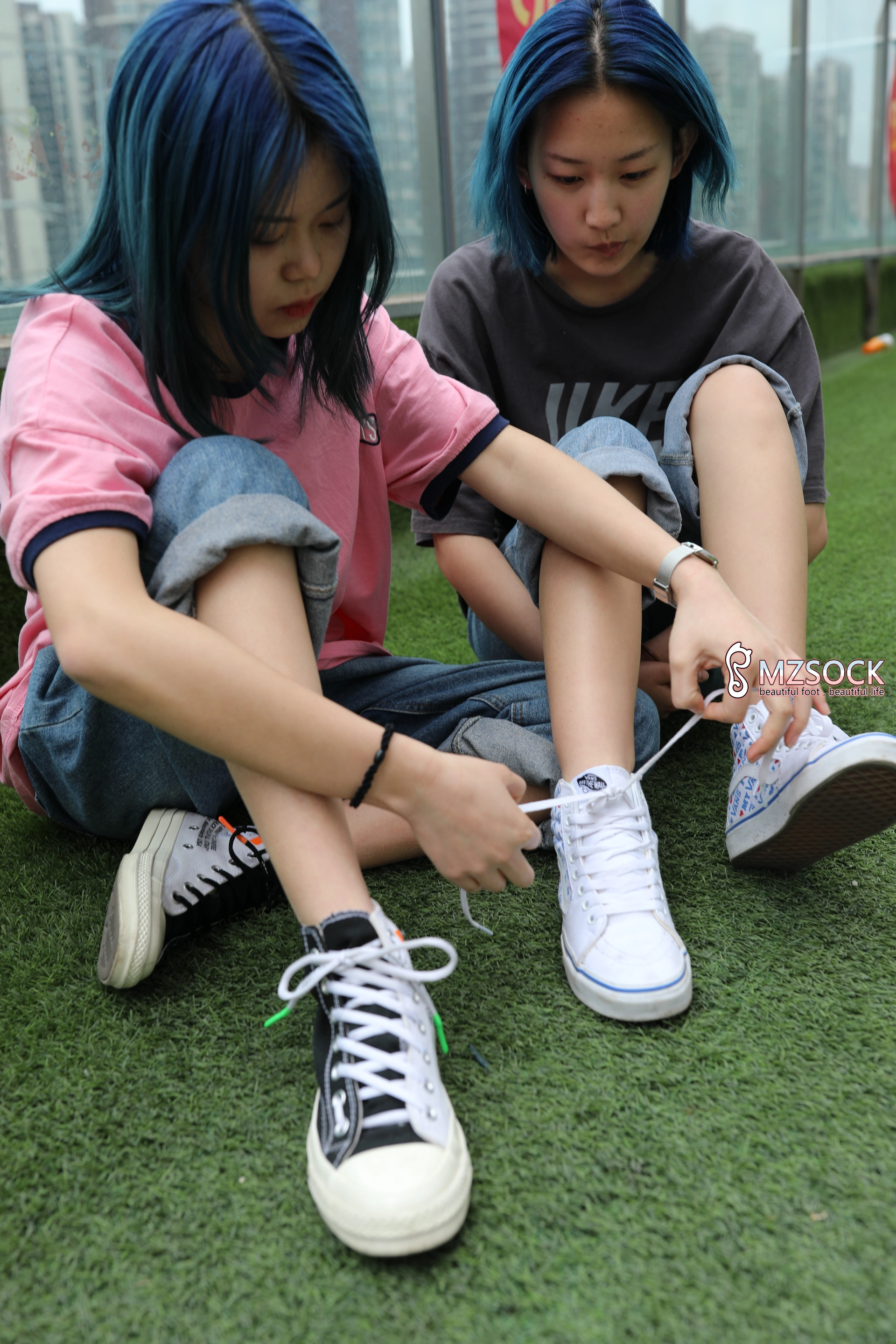 [MZSOCK]爱美足 NO.010 小珵&园子 1